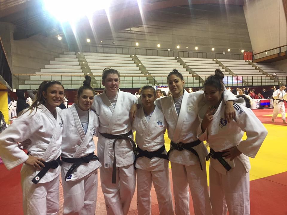 L'équipe féminine de Metz Judo aux Championnats de France par équipes