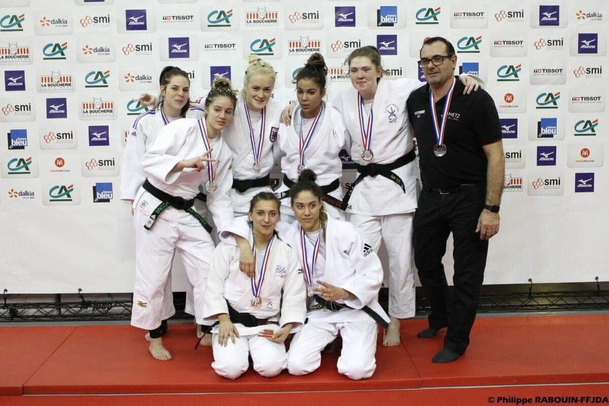 Metz Judo : vice-championnes de France par équipes 2D